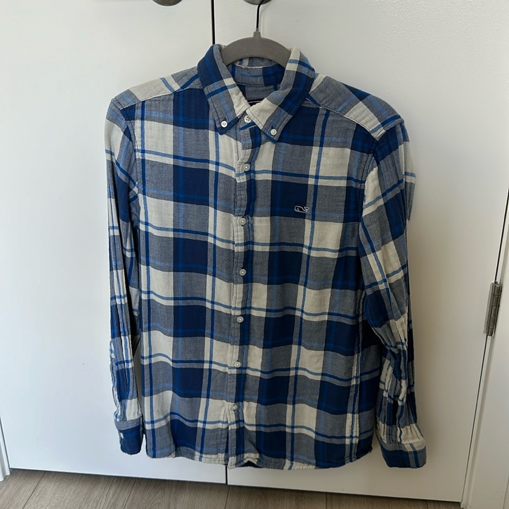 Vineyard Vines Classic Fit Whale Shirt Size Small